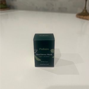 NWT! Follain - Dual Detox Mask - Mini!